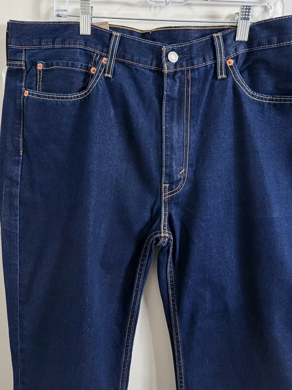 Levi’s 514 Men’s Straight Fit Jeans W38 L30 Dark Wash NWT - Picture 15 of 15